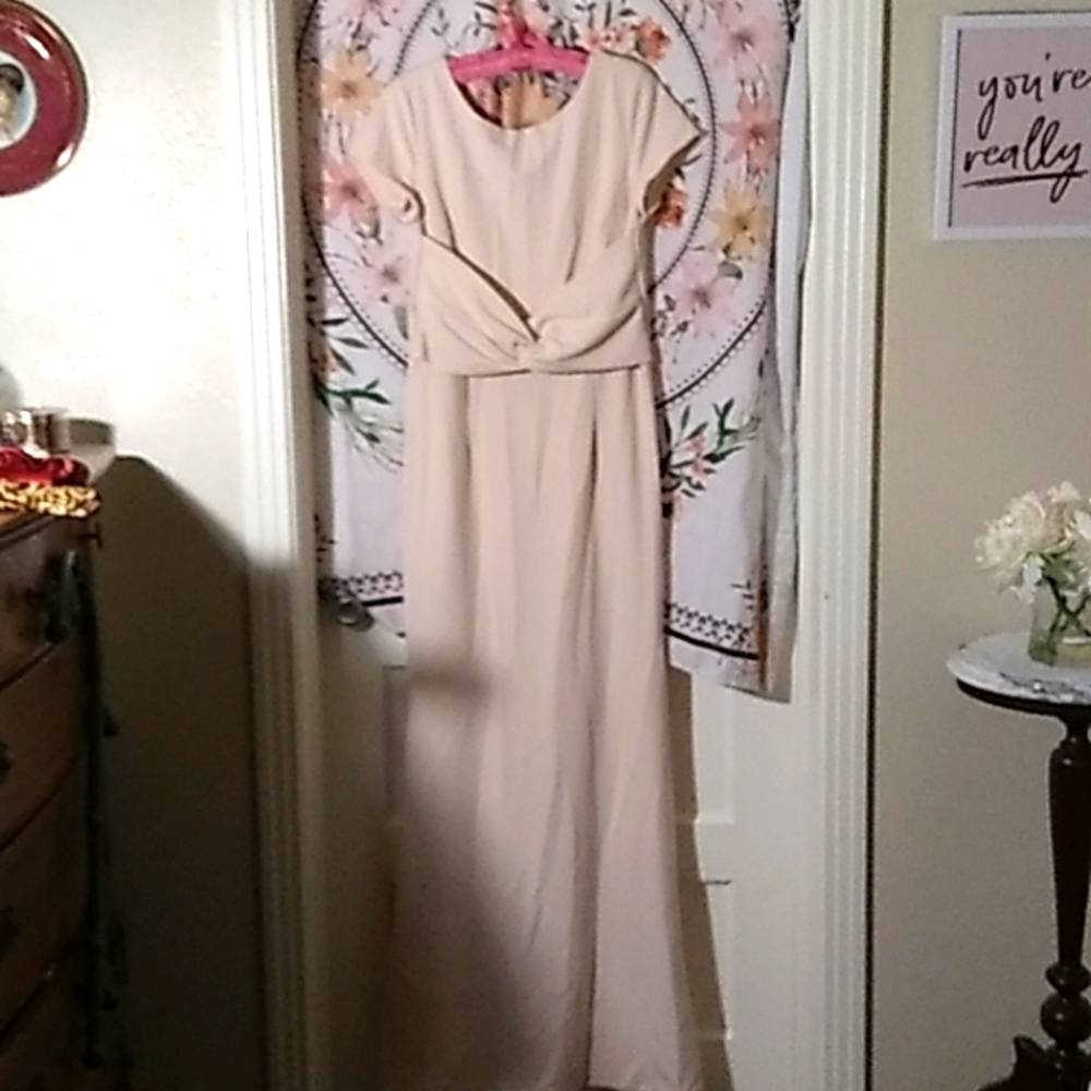 LULUS BLUSH COLORED GOWN